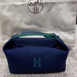 Blue Canvas handle bag